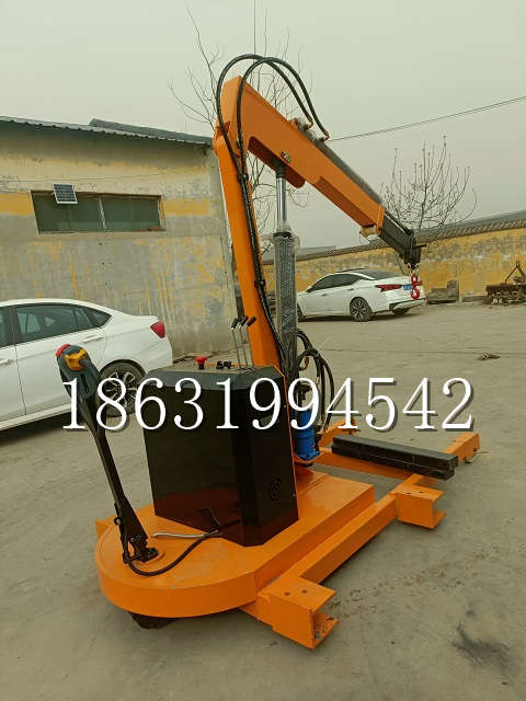 石景山区自卸车厢随车吊 自制轮式四不像起重机 四驱平板吊 5吨 贵盛